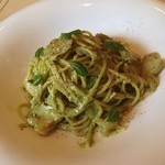 カーサ・デル・チーボ - スパゲティーニ 八戸産つぶ貝の冷製ジェノヴェーゼ