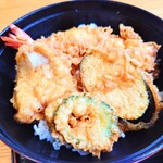 やぶ善 - 本日の"たね"は、
      ☆ 海老
      ☆ 鱚
      ☆ 茄子
      ☆ ゴーヤ。