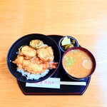 やぶ善 - ■ サービスランチ：サービス天丼、1,280円