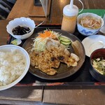 みのや - 小うどん オニオンスライス コーヒーゼリー付き