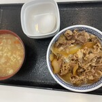 吉野家 - 朝牛セット並＋豚汁
