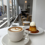 リトルトイボックス  - 【期間限定】 『PUMPKIN PUDDING with ICE¥800』 『CAFE LATTE¥700』