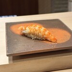 鮨　縁 - クルマエビのにぎり