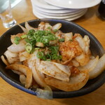 お好み焼き　ちどり - ホルモンの味噌だれ焼き