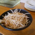 お好み焼き　ちどり - もやし炒め