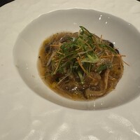 四季茶房八夢 - メインはカレイの煮付け、キノコの餡で仕上げてありました。