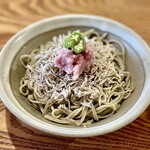 蕎麦藍 - 三杯目   じゃこおろし。たっぷりすぎるじゃこ！まさにじゃこ祭り(((o(*ﾟ▽ﾟ*)o)))