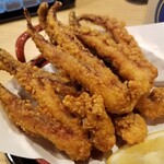 回転寿し トリトン - イカゲソ揚げ。