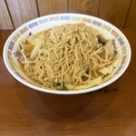 柳麺28 - 味噌ラーメ(大盛り)の麺