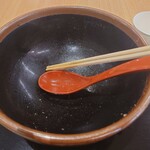 麺場 田所商店  - 完食です
