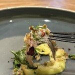 料理うめもと - イワシのマリネ