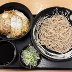 ゆで太郎 - 料理写真:■かつ丼セット¥1,000
