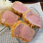 ぶた福 チャコール - 上ヒレカツ4切定食