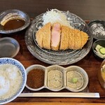 ぶた福 チャコール - リブロースかつ定食