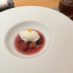 isolata - -dolce-サングリア　ミルクジェラート 季節のフルーツ