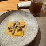 isolata - -antipasto cardo-丹波鶏 リコッタチーズ モリーユ