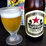 中華麺房 東龍 - グラスも冷え冷え❄ビールも冷え冷え❄頂きます(≧▽≦)/