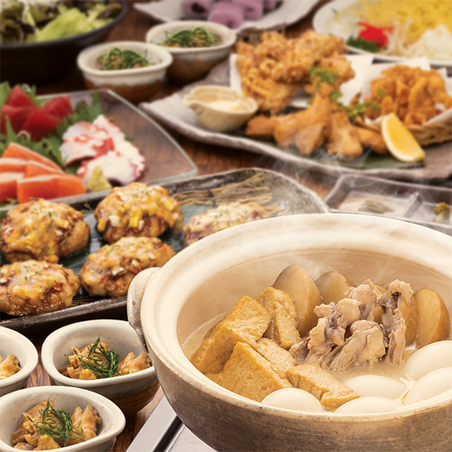 炭火焼鶏料理と鶏だしおでん て鶏あし鶏 仙台名掛丁店