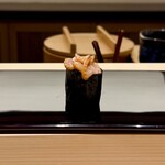 鮨 ゆうき - 赤貝のひも軍艦