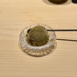 鮨 ゆうき - ほうじ茶アイス