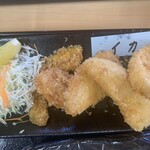 海鮮食堂 じゃこや - イカフライと野菜フライ2こ