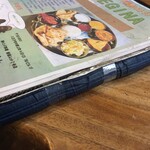 南インド料理 レジナ - かなりボロくなったメニューブックに5年の月日を感じます。