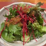 Manpei Hotel Hinoki - 柚子の皮とニンニクが効いたドレッシング