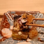 伯雲 - 秋刀魚の塩焼きと焼き茄子