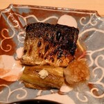 伯雲 - 秋刀魚の塩焼きと焼き茄子