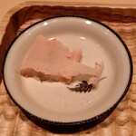 伯雲 - 削ったばかりの本枯節の試食