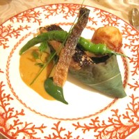 クイーン・アリス 横浜店 - サーモンの笹焼き