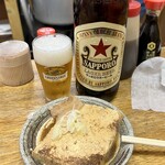 大衆酒場 かど鈴 - 肉豆腐、瓶ビール