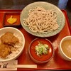 そば処　福そば - おろしそばとミニソースカツ丼のセット