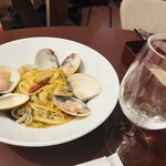 菓酒発酵 odd - 蛤のパスタも2人でシェアしても充分