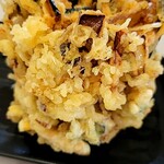 かばと製麺所 - ・かきあげ天　280円