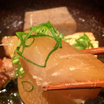 本町製麺所 本店 - 大根。出汁がシュンでてたまらない