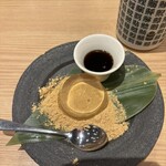 鮨 酒 肴 杉玉 - デザート。透明なので、よくわかりませんね笑っ