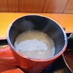 こまゆみ - 濃厚なそば湯