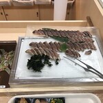 フェリーおおさかⅡ レストラン - カツオのたたき、大人気でした