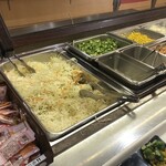 フェリーおおさかⅡ レストラン - お野菜エリアでベジファーストね