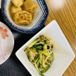 아라이 - 煮物にきゅうり、シーチキン中華和え♫