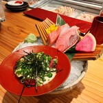博多串焼と刺身 ココロザシ - 刺身の盛り合わせ6種盛り　879円