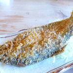 杉ケ瀬ヤナ - 鮎フライ(2014年）