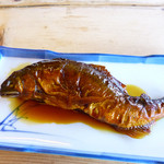 杉ケ瀬ヤナ - 鮎の煮つけ(2014年）