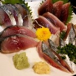 Tatsumi - 秋刀魚、〆鯖、鰹