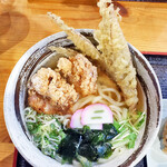 はな明かり - からあげうどんセット