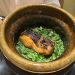 日本料理 柳燕 - 根室産秋鮭土鍋ご飯