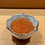 鮨 つぼみ - イクラ出汁醤油 シャリ
