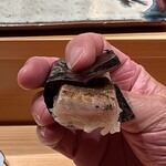 鮨 つぼみ - 秋刀魚 押し寿司