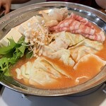 活き造りと明太なべ 小僧 - 